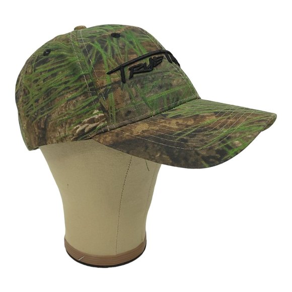 True Timber Camo Logo Strapback Cap Trucker Camouflage Hunting Baseball Hat - Picture 2 of 12